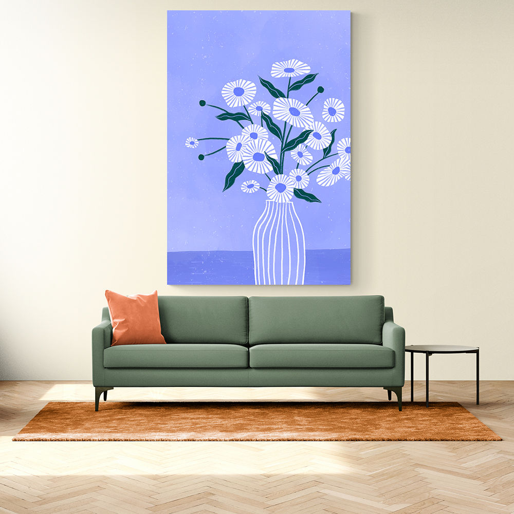 Flowers In Blue