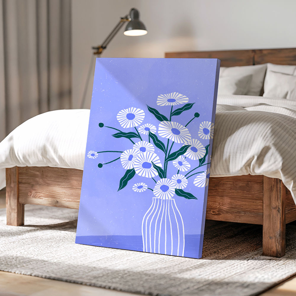 Flowers In Blue