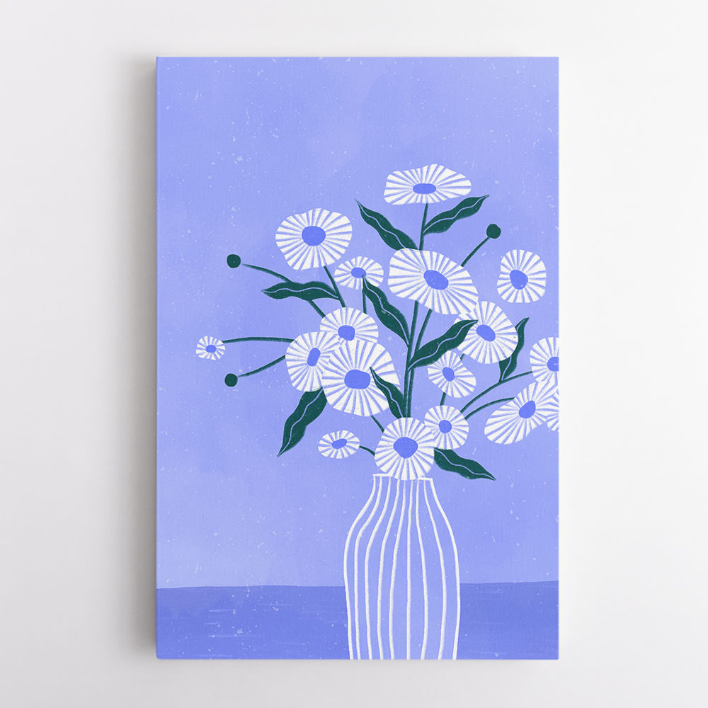 Flowers In Blue