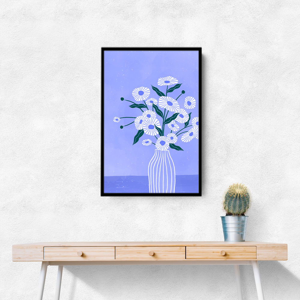 Flowers In Blue