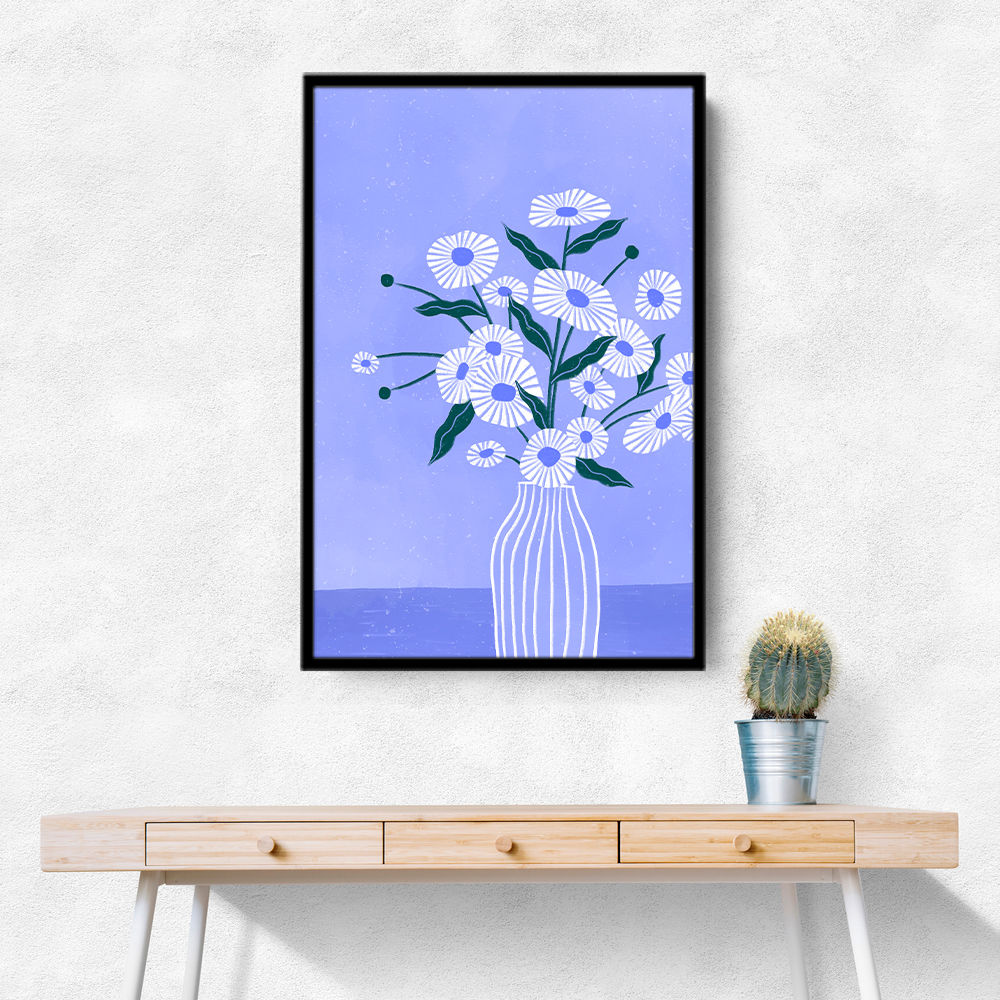 Flowers In Blue