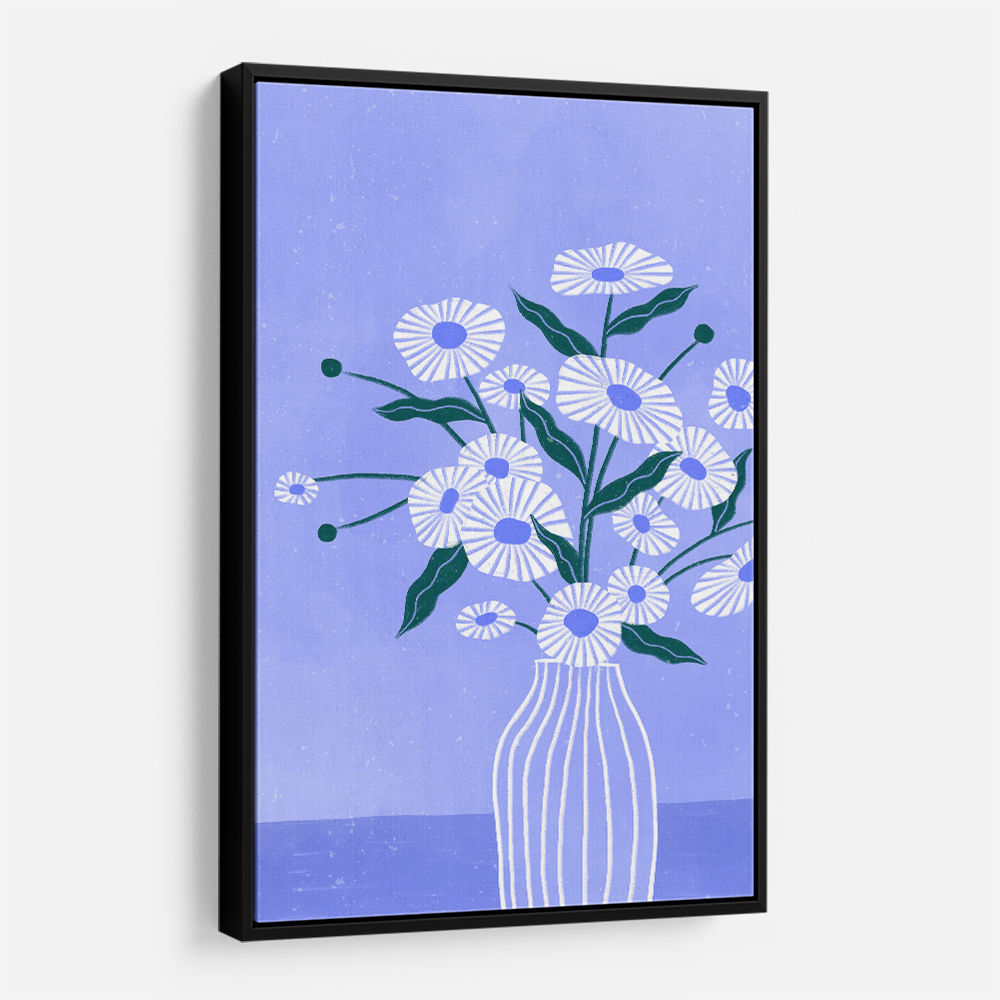 Flowers In Blue