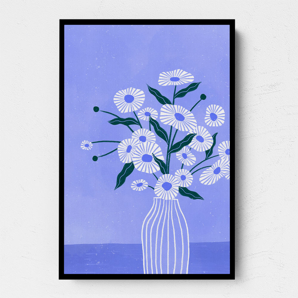 Flowers In Blue