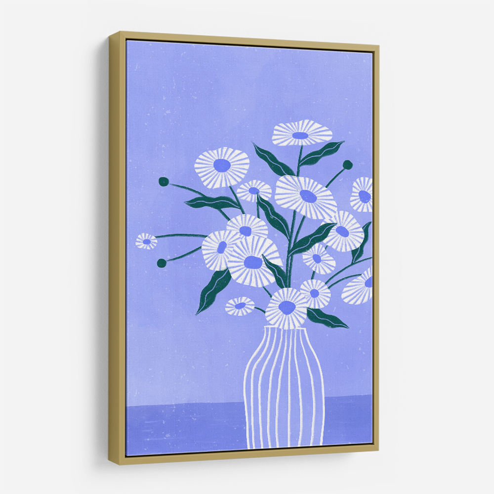 Flowers In Blue