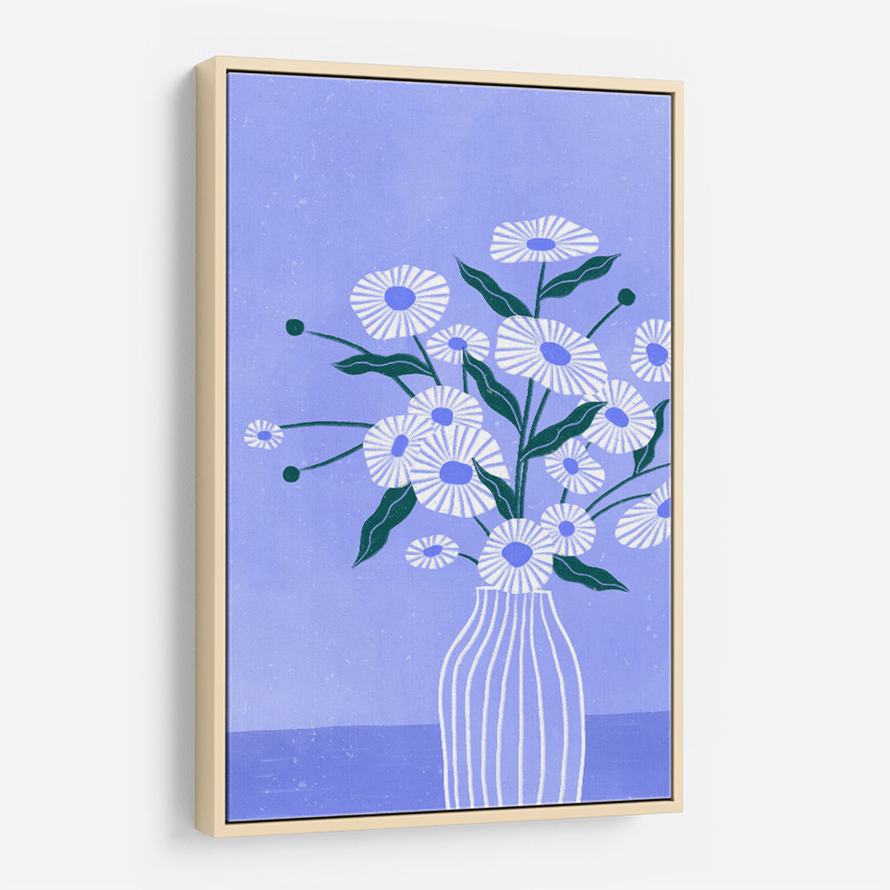 Flowers In Blue