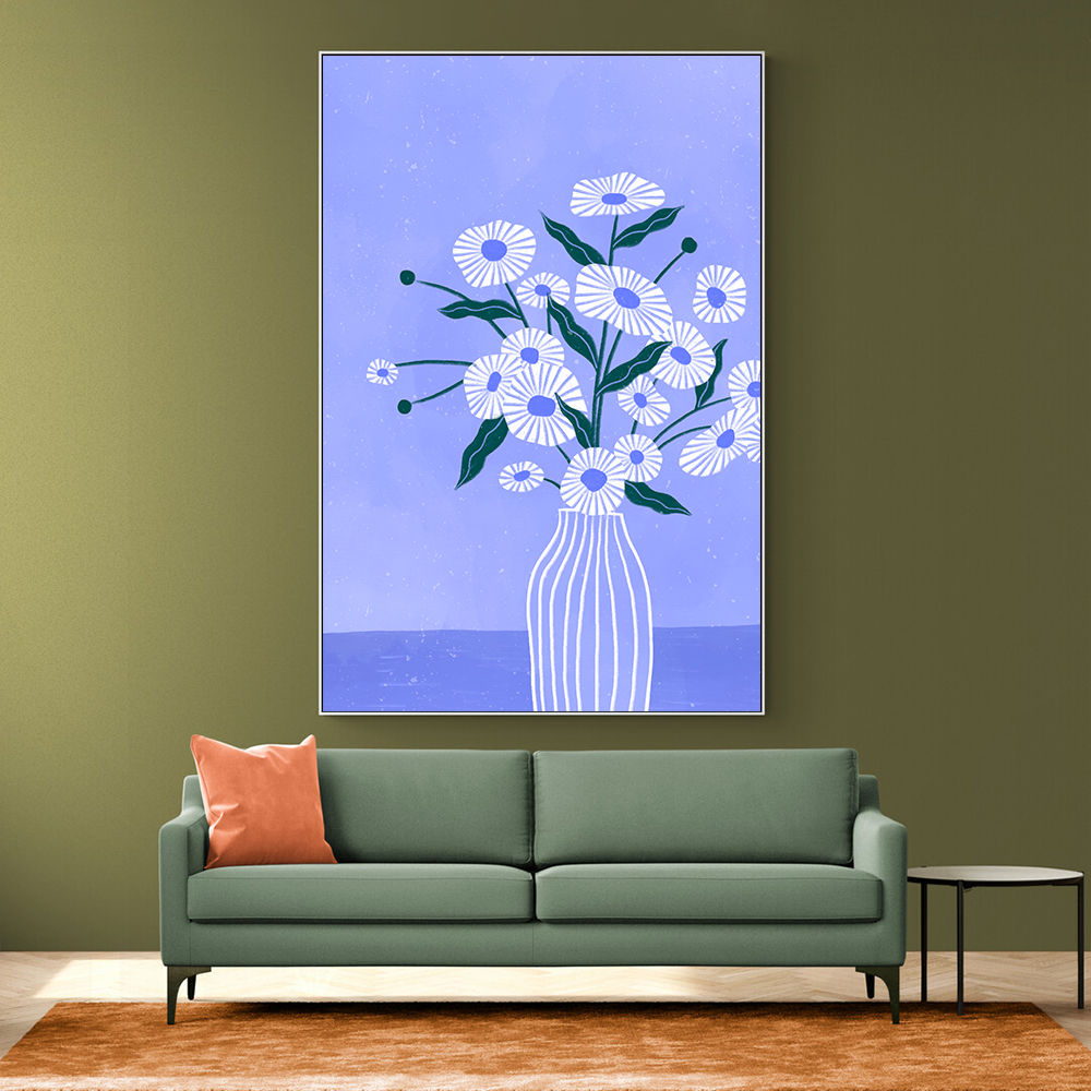 Flowers In Blue