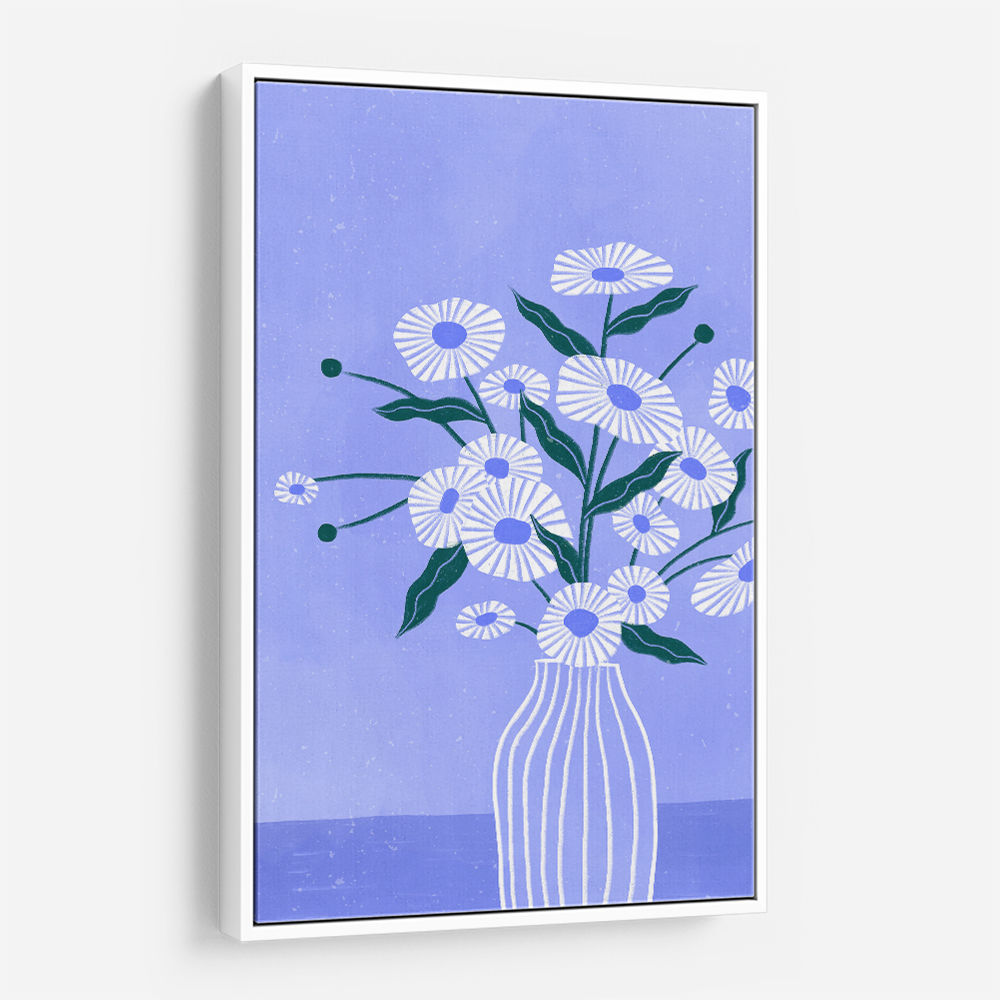 Flowers In Blue