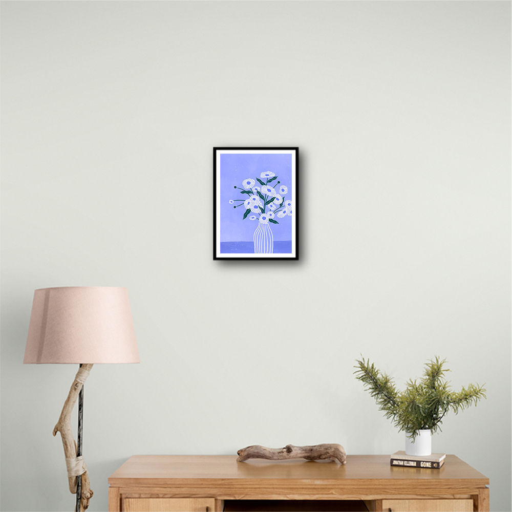 Flowers In Blue