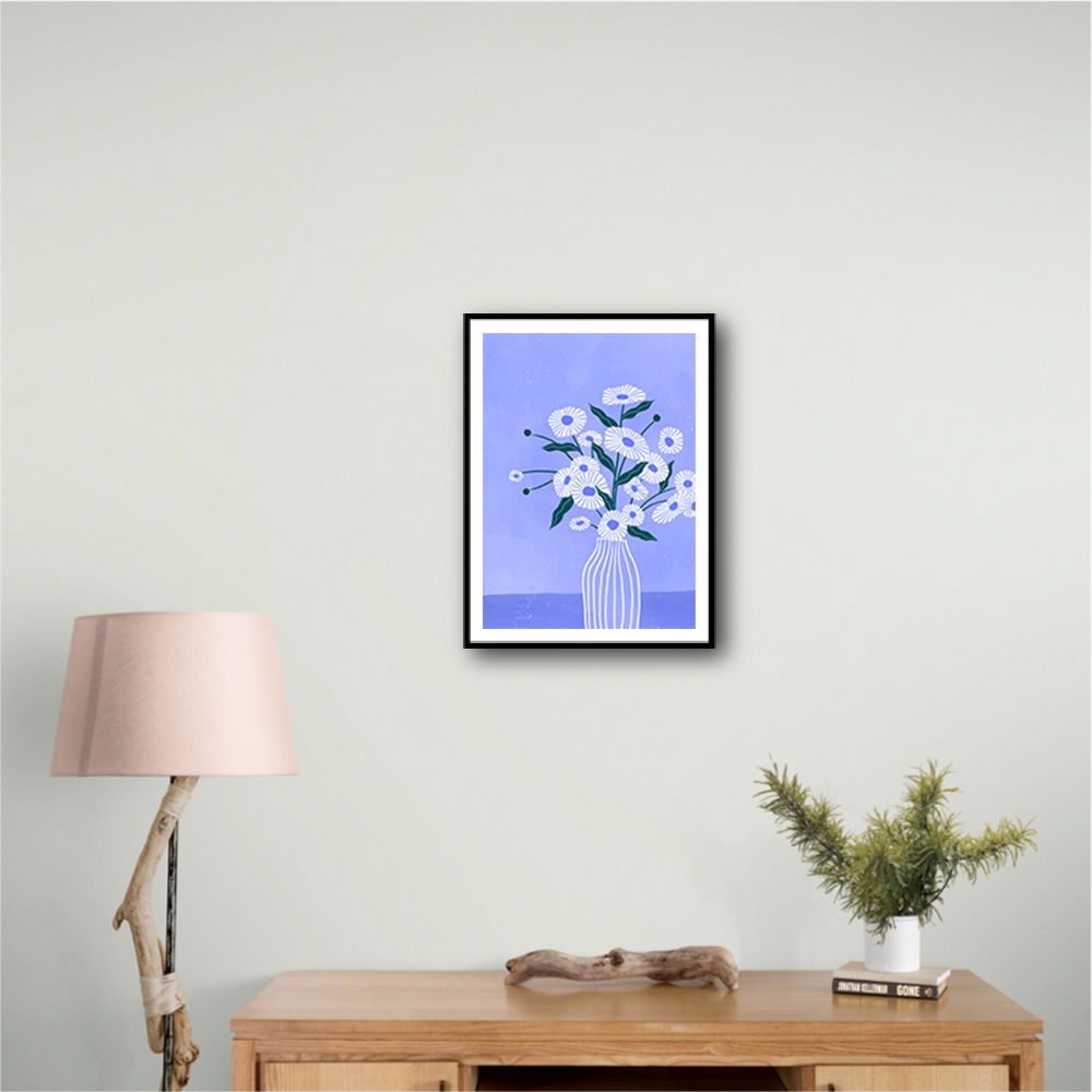Flowers In Blue