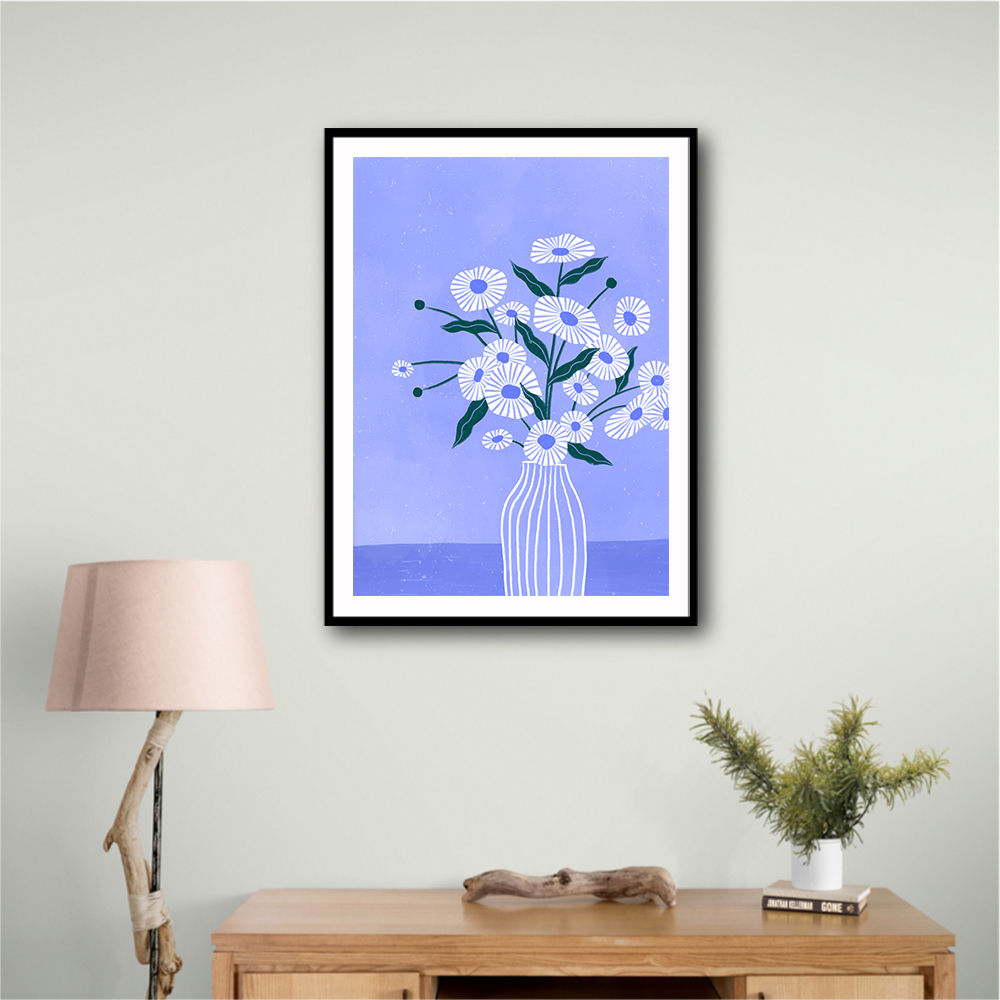 Flowers In Blue