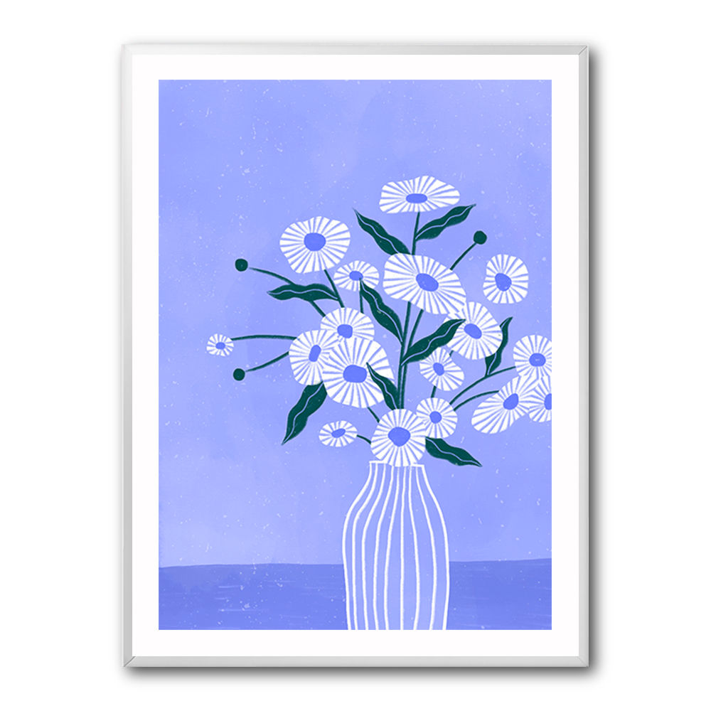 Flowers In Blue