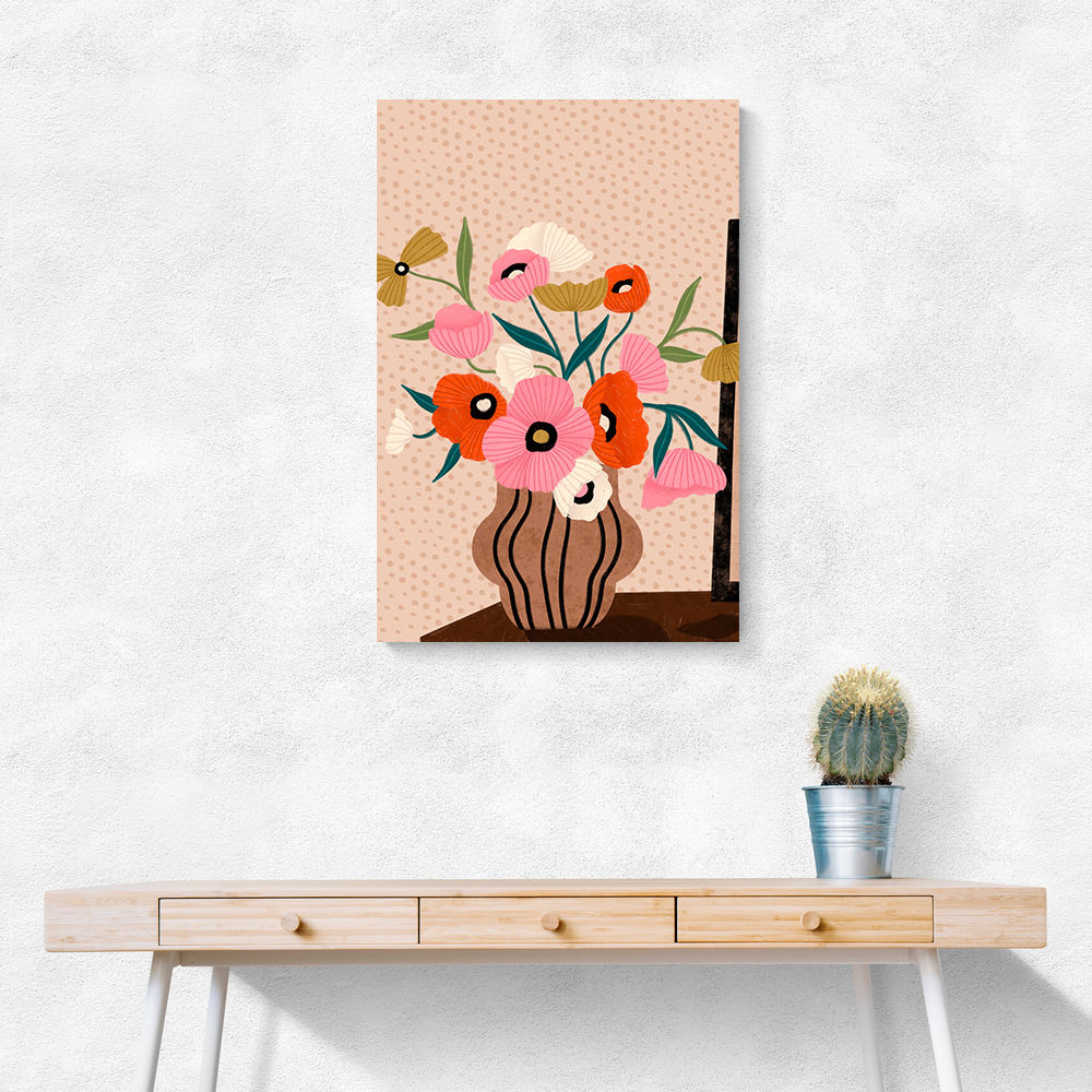 Flowers On Sideboard