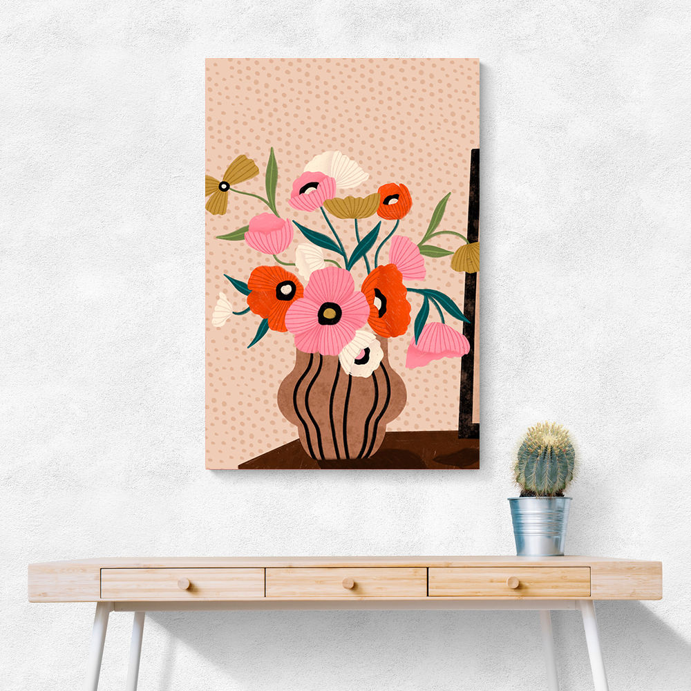 Flowers On Sideboard