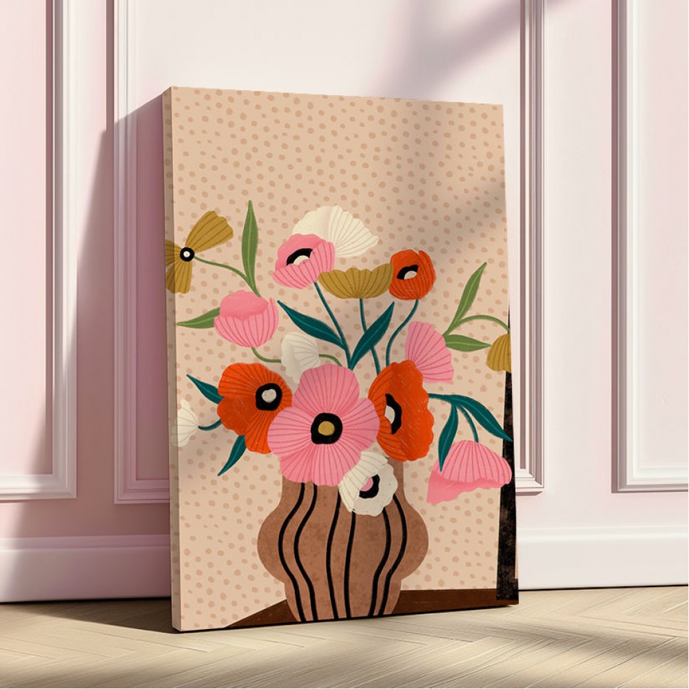 Flowers On Sideboard