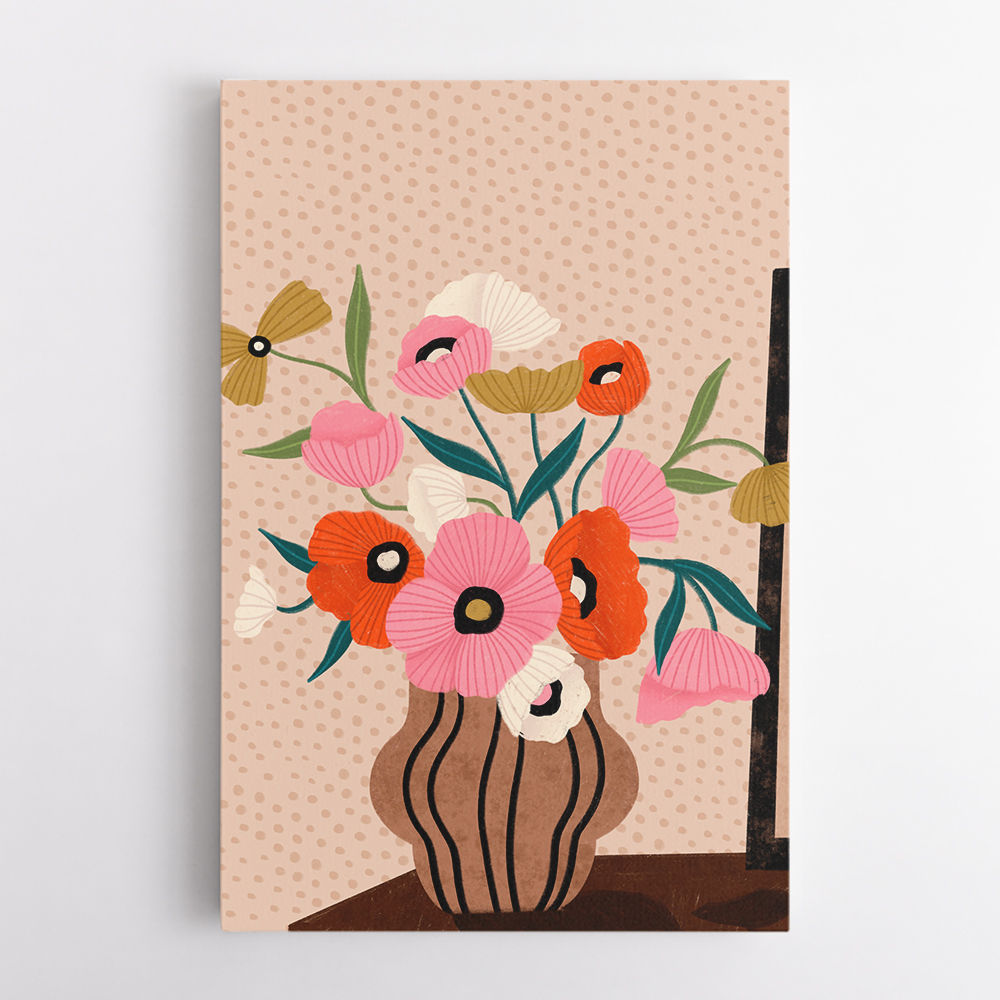 Flowers On Sideboard