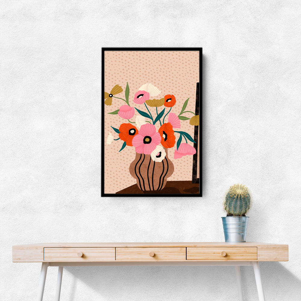 Flowers On Sideboard