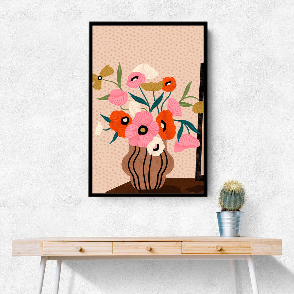 Flowers On Sideboard
