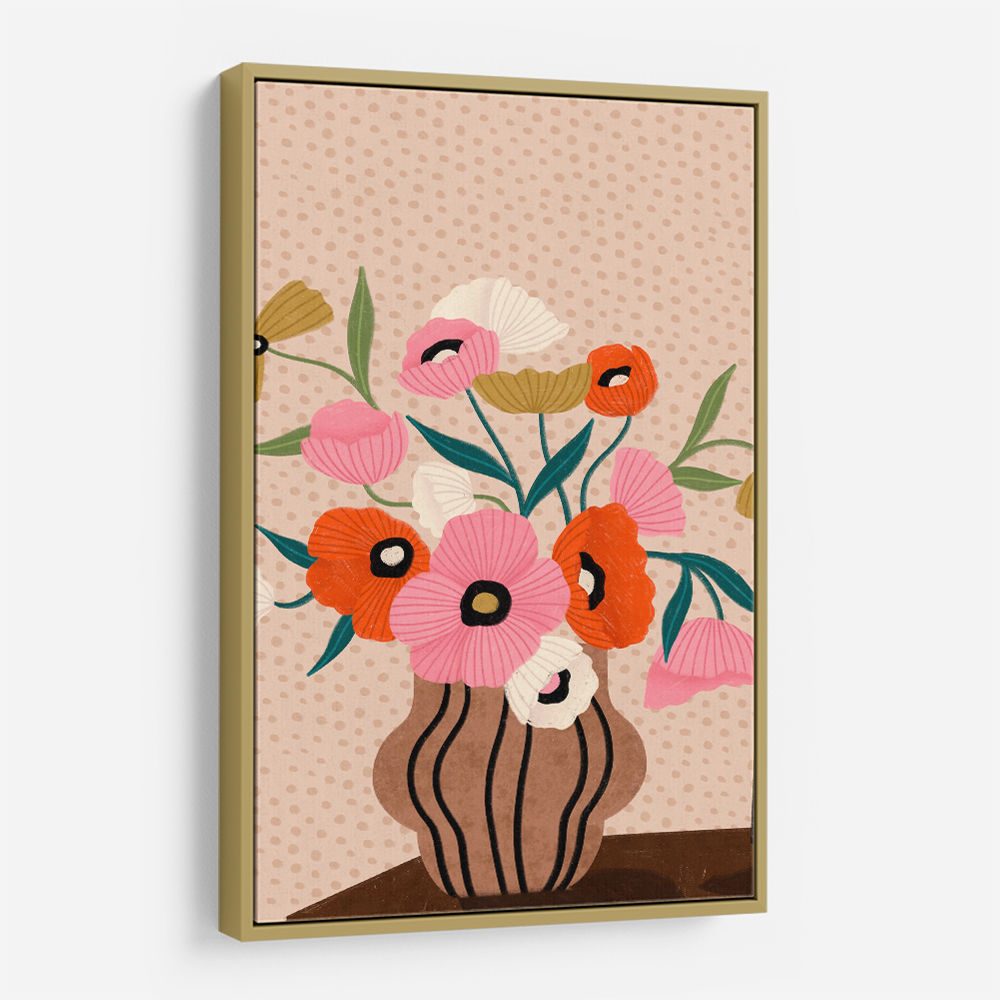 Flowers On Sideboard