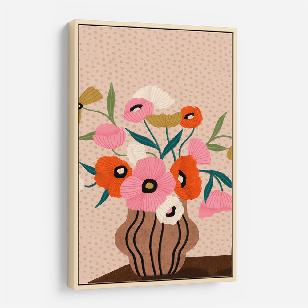 Flowers On Sideboard