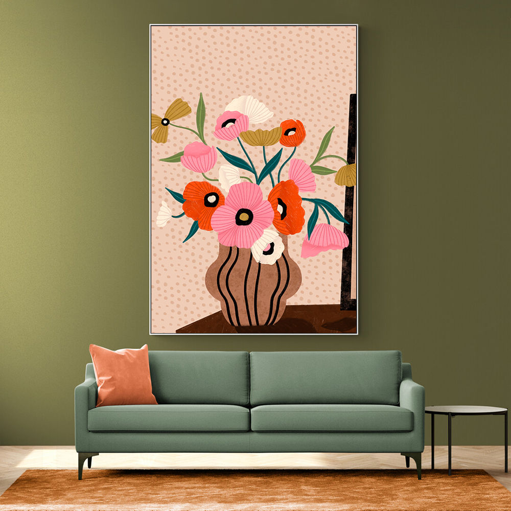 Flowers On Sideboard