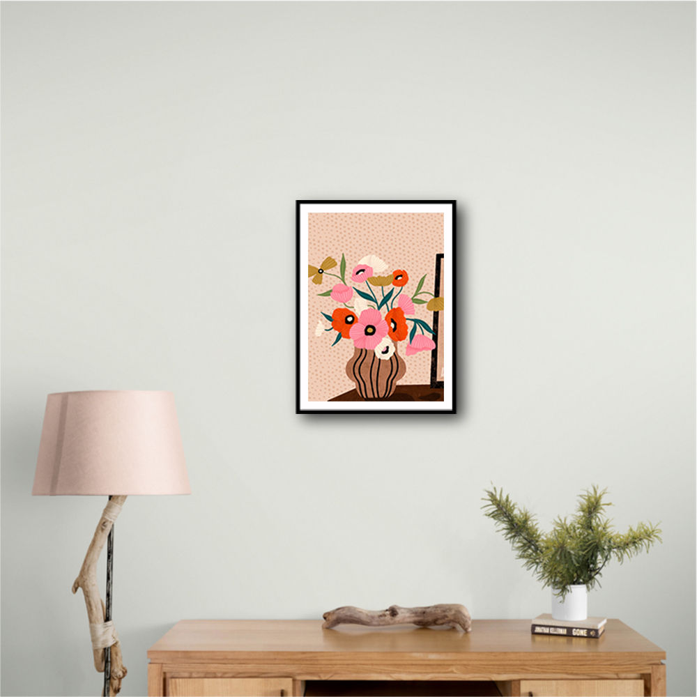 Flowers On Sideboard