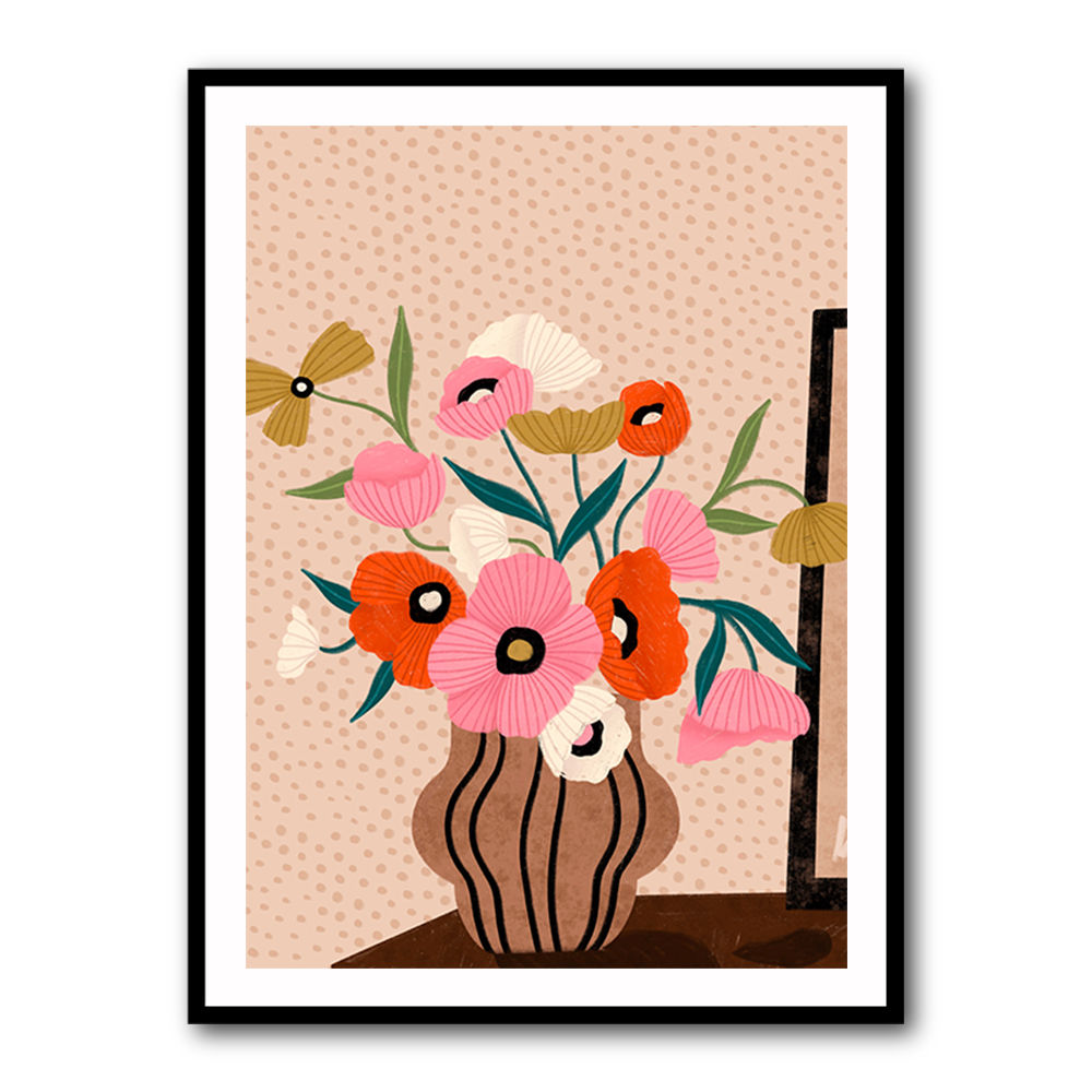 Flowers On Sideboard