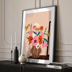 Flowers On Sideboard
