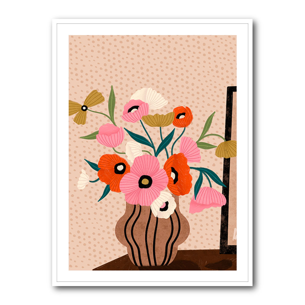 Flowers On Sideboard