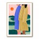 Friends With Striped Dresses