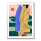 Friends With Striped Dresses