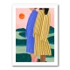 Friends With Striped Dresses