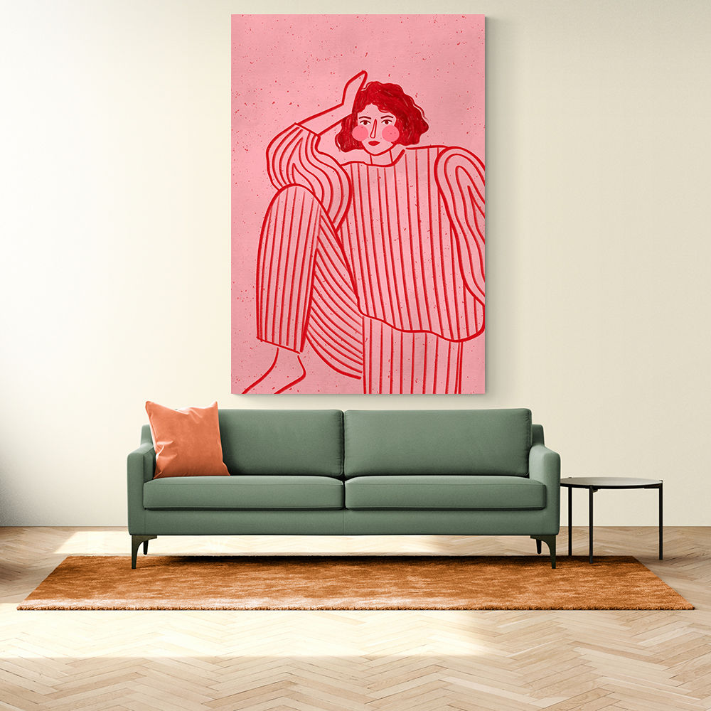 The Woman With the Striped Pajama