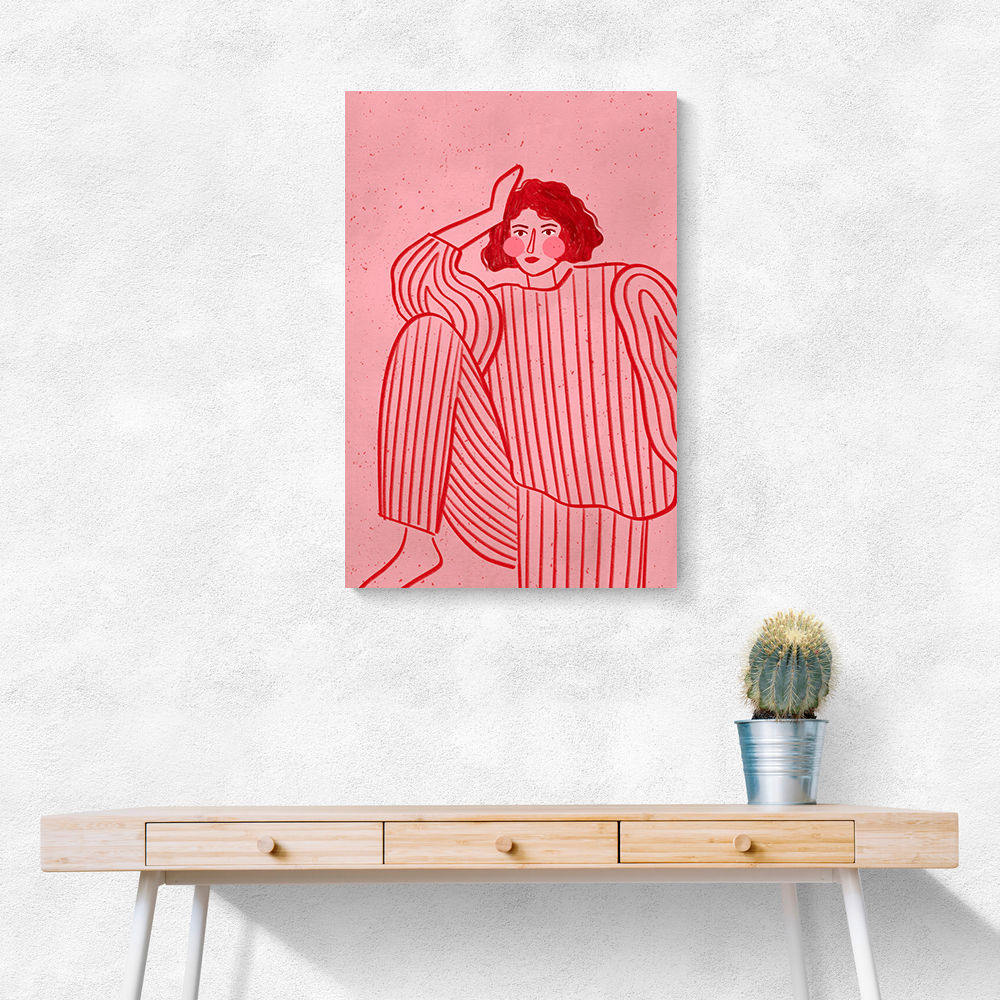 The Woman With the Striped Pajama