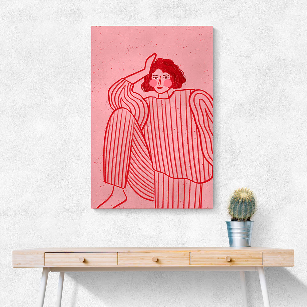 The Woman With the Striped Pajama