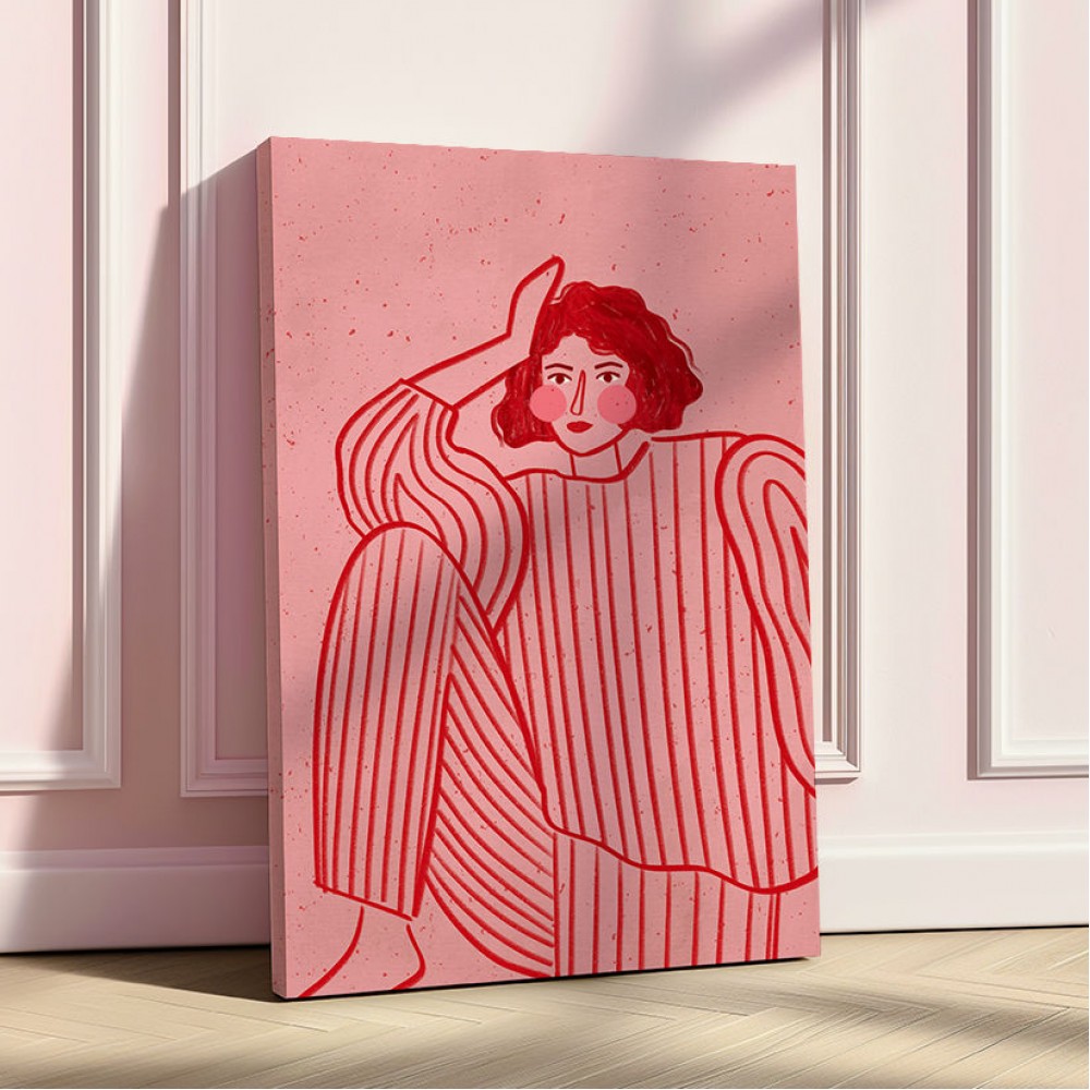 The Woman With the Striped Pajama