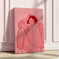 The Woman With the Striped Pajama