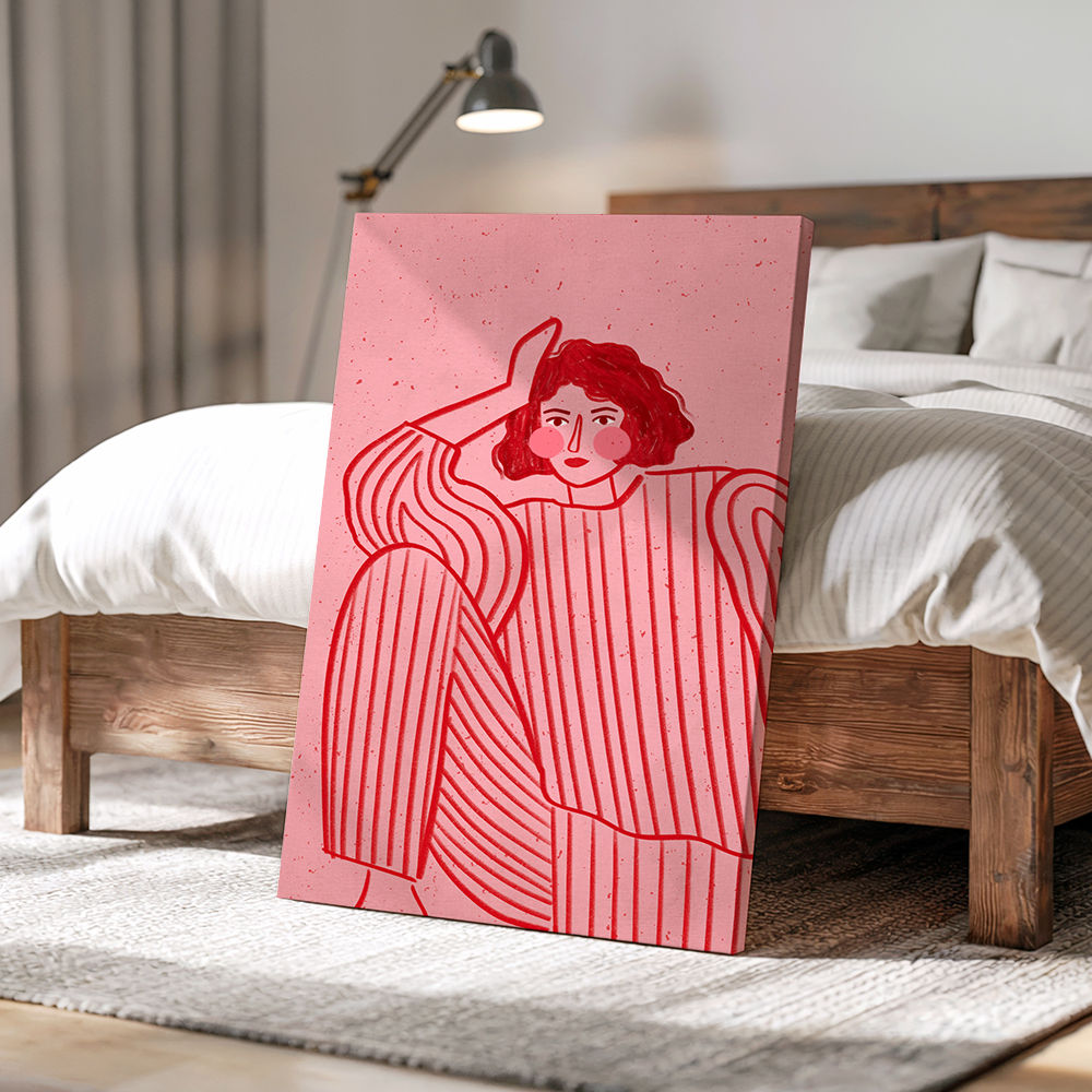 The Woman With the Striped Pajama