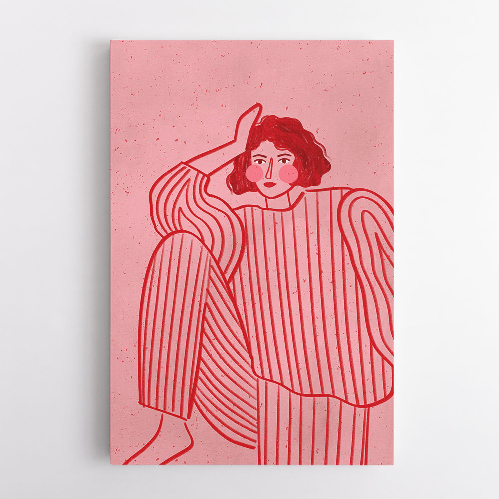 The Woman With the Striped Pajama