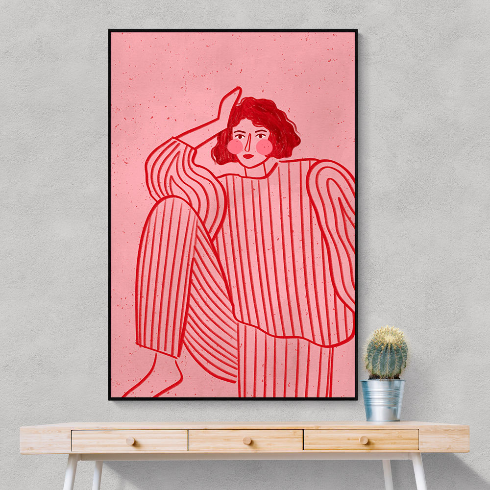 The Woman With the Striped Pajama
