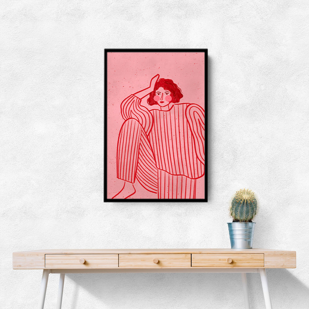 The Woman With the Striped Pajama