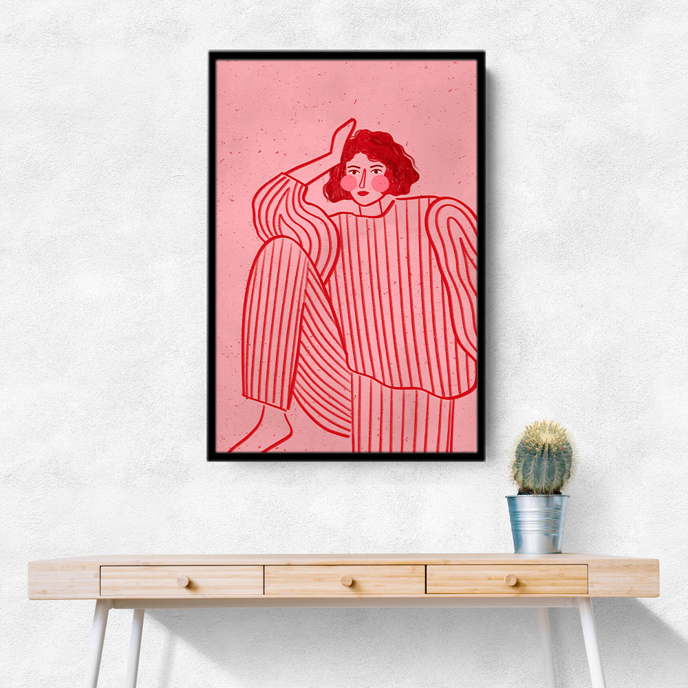 The Woman With the Striped Pajama