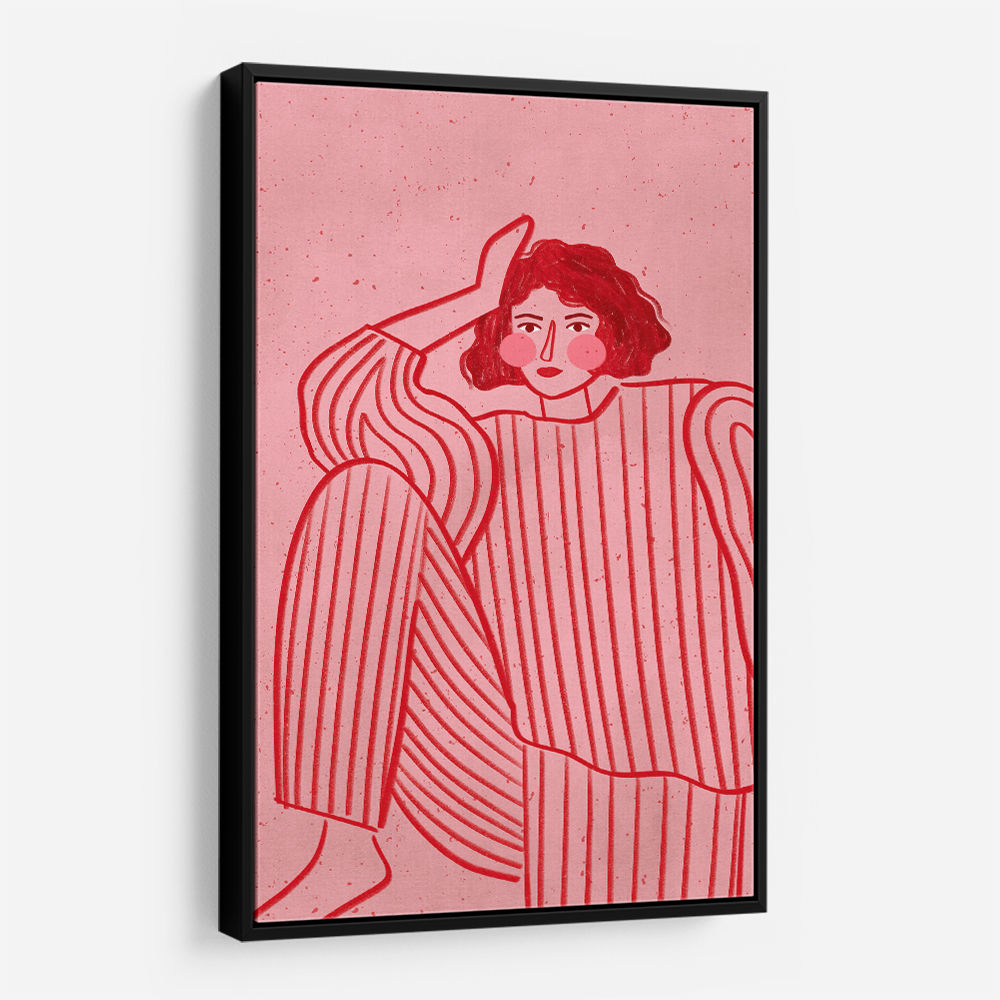 The Woman With the Striped Pajama