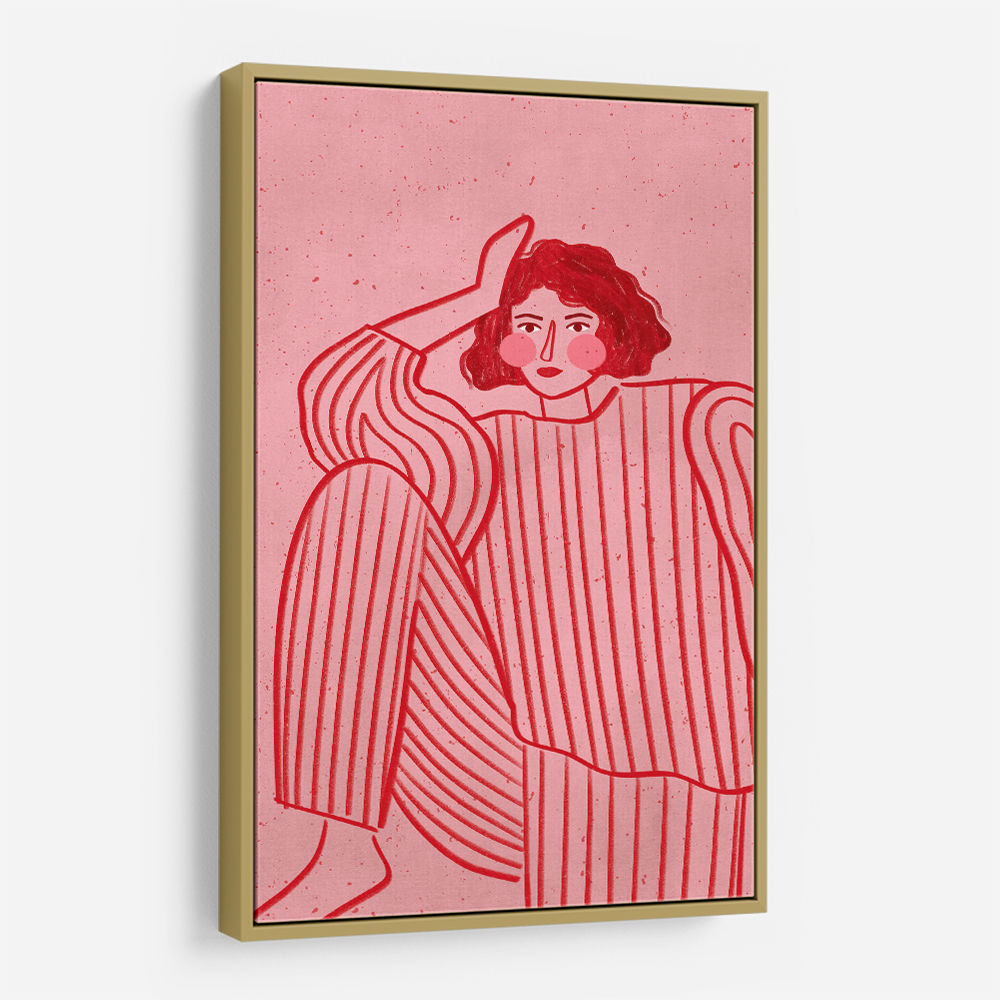 The Woman With the Striped Pajama