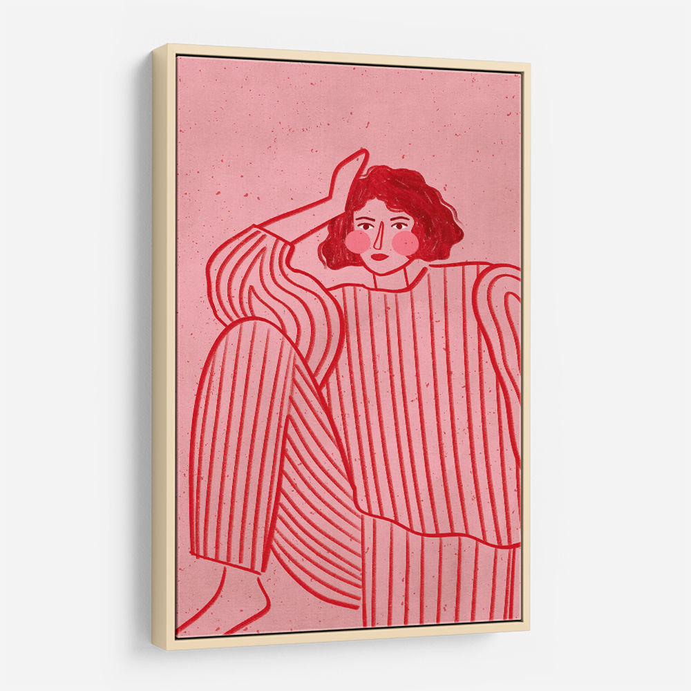 The Woman With the Striped Pajama