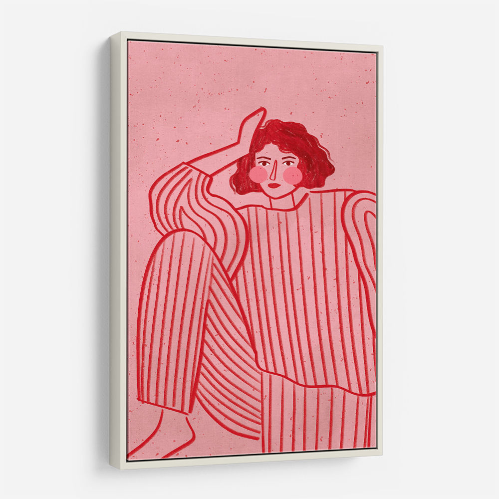 The Woman With the Striped Pajama