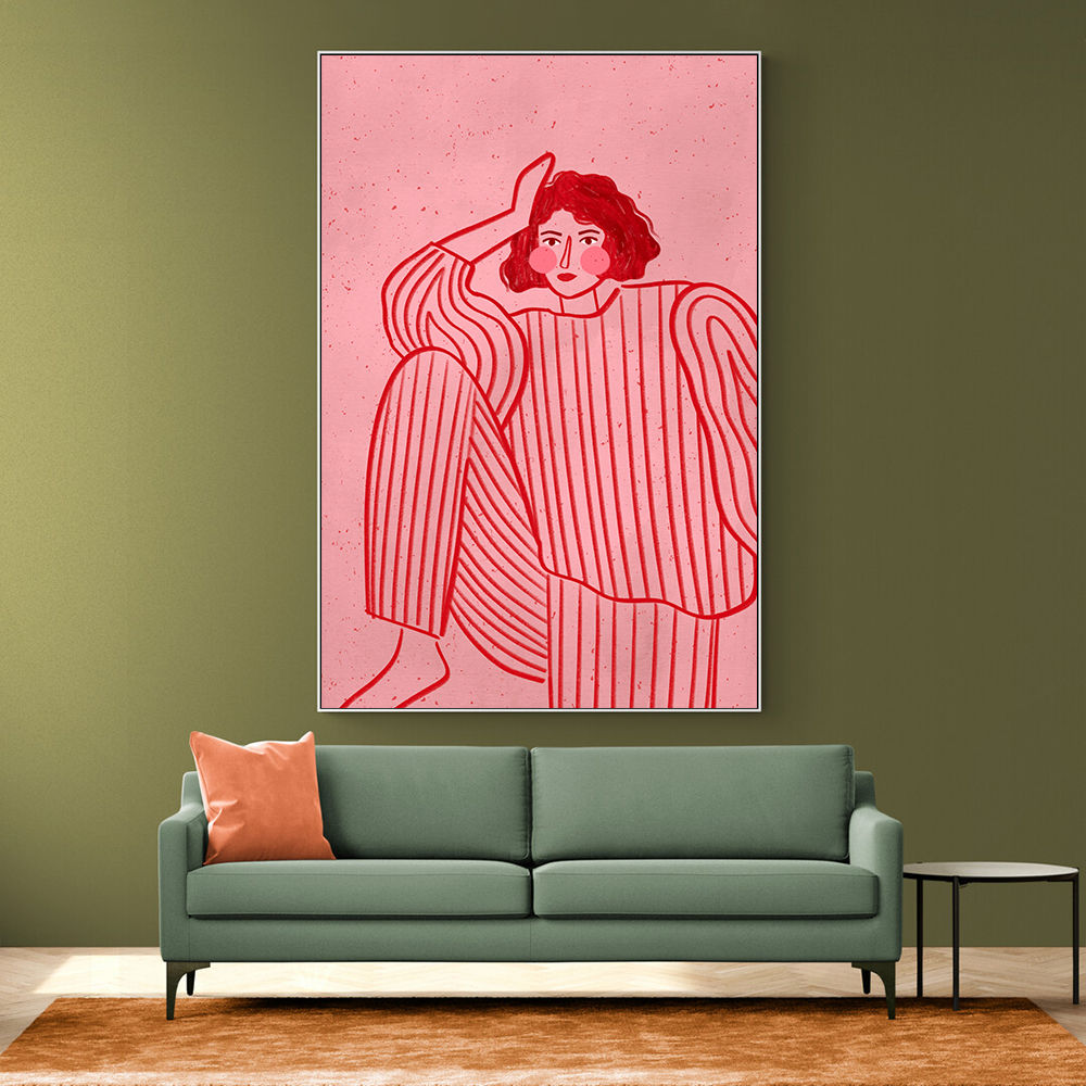 The Woman With the Striped Pajama