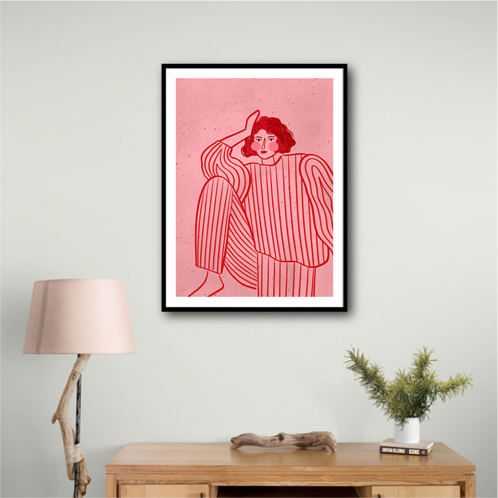 The Woman With the Striped Pajama