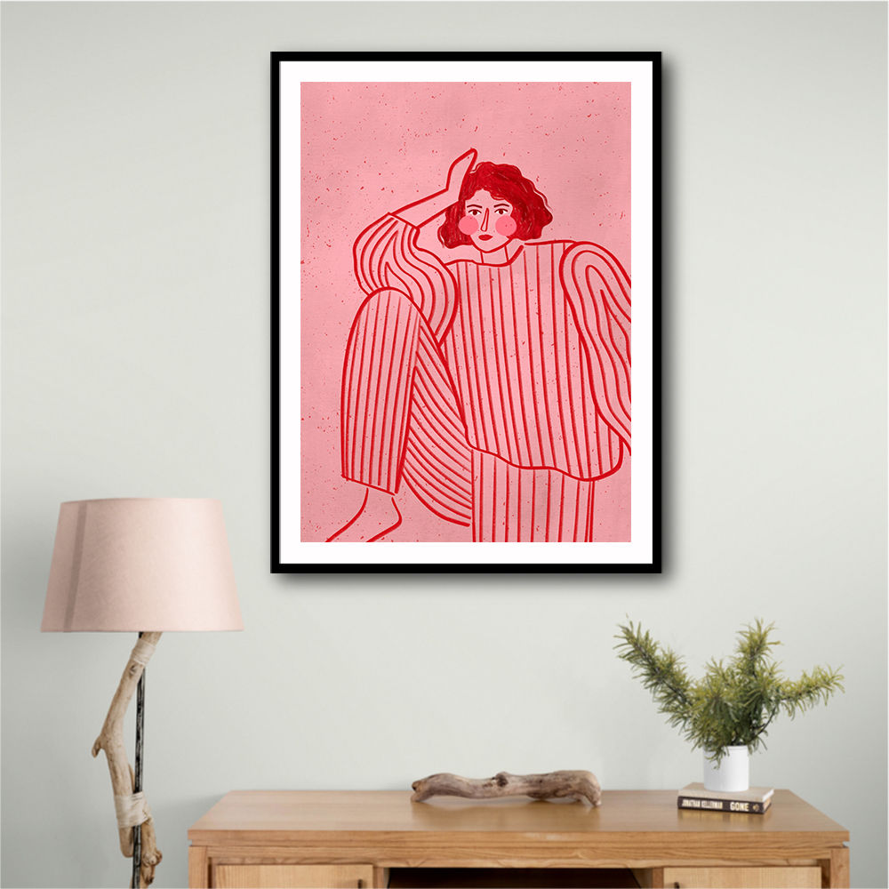 The Woman With the Striped Pajama