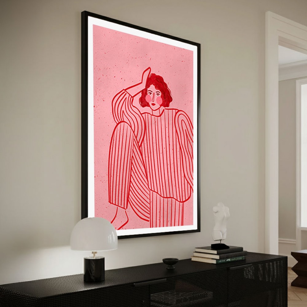 The Woman With the Striped Pajama