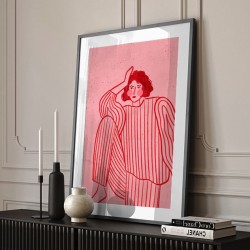 The Woman With the Striped Pajama